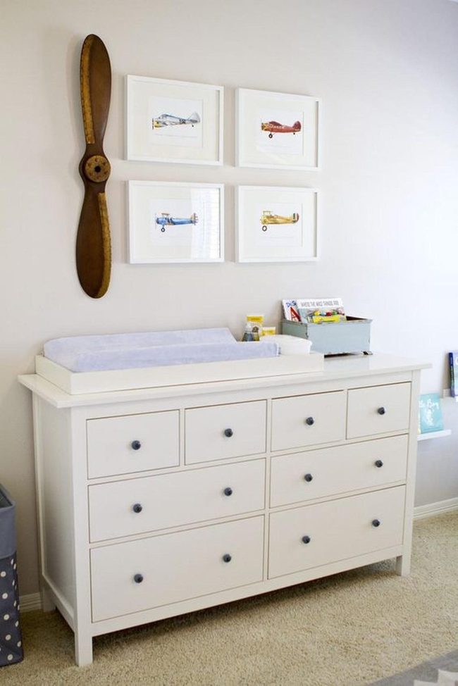 Bright Airplane Nursery Wings