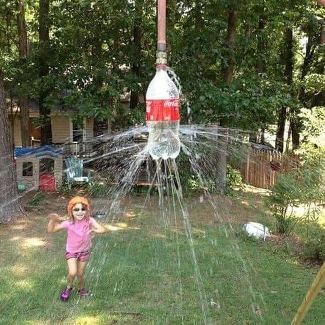 Plastic Bottle Water Sprinkler