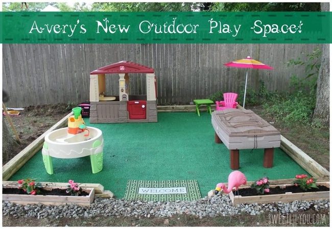 Green Synthetic Play Zone