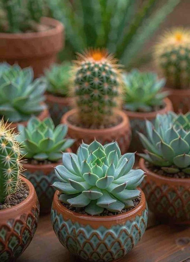 Desert Succulents For Boho Showers