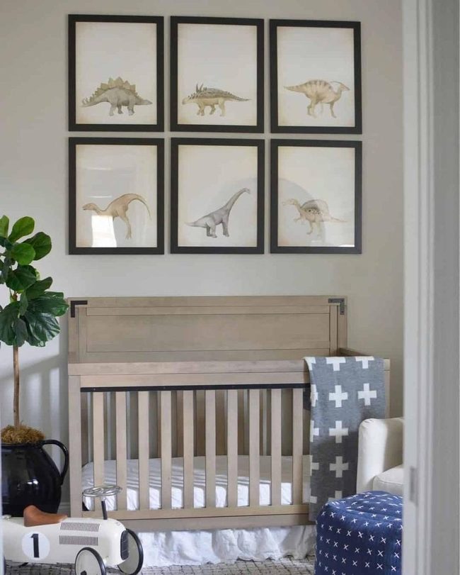 Dinosaur Prints, Gray Sanctuary