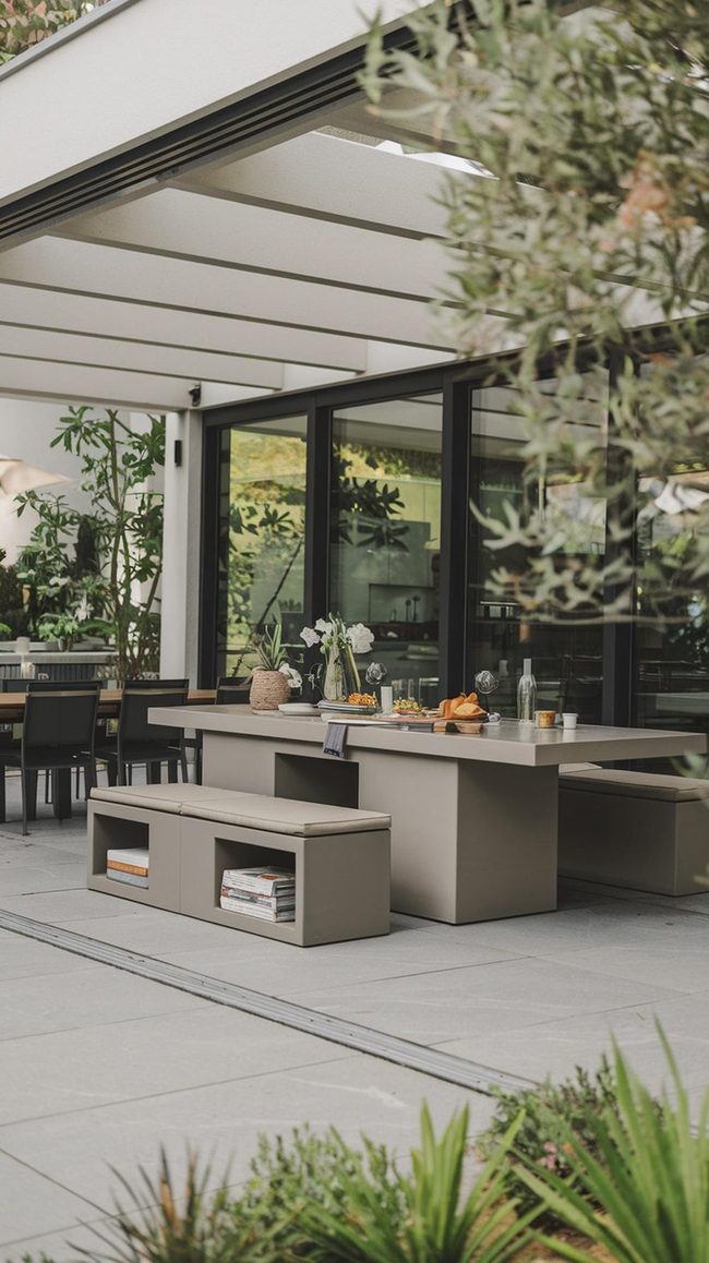 Open-Air Dining Space Savers