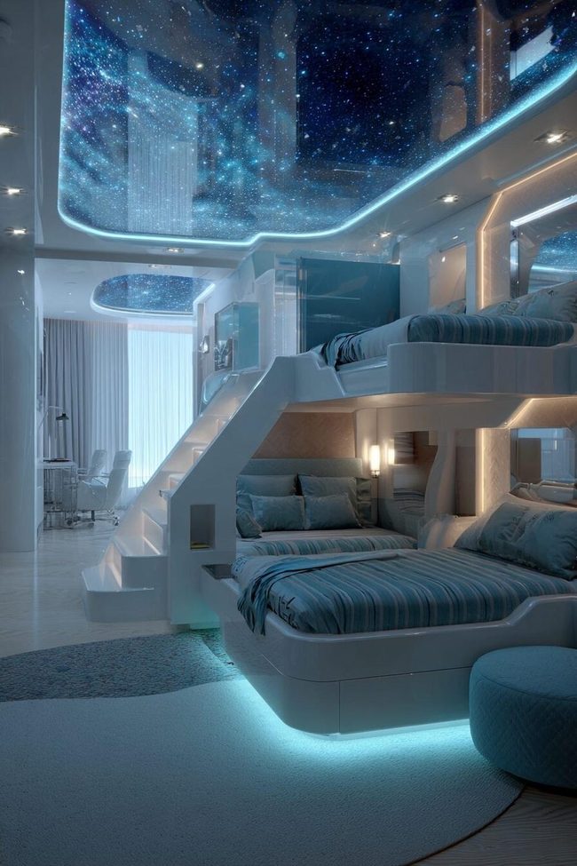 Voice-Activated Luxury Kids' Bedroom