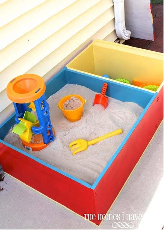 Bookshelf Sandbox Storage