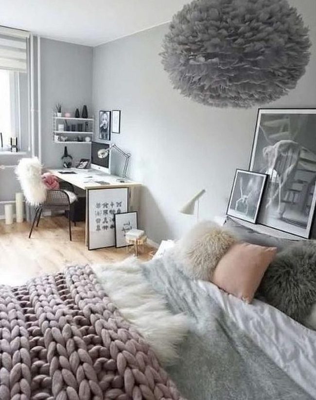 Fluffy Pink Bedroom Retreat
