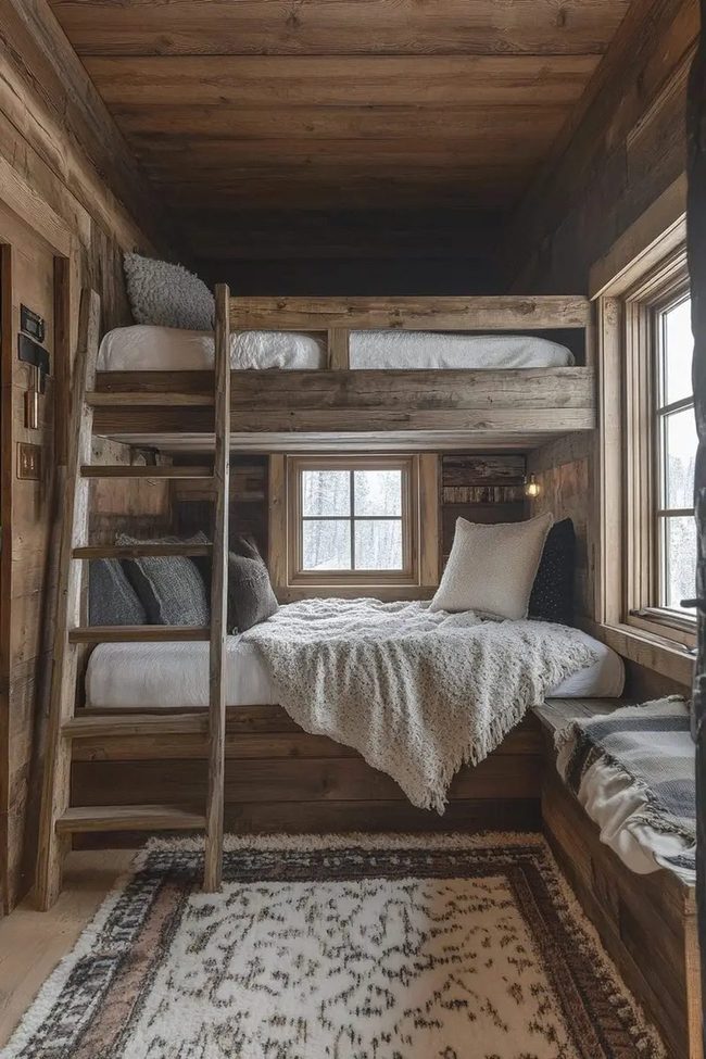 Natural Wood Bedroom Light