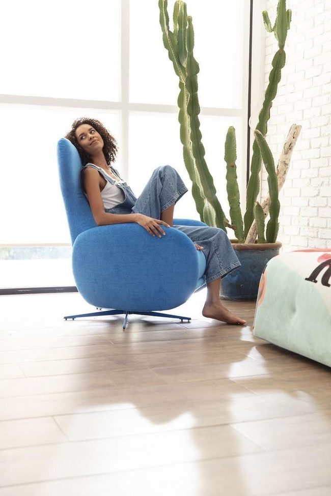 Blue Statement Chair Perfection