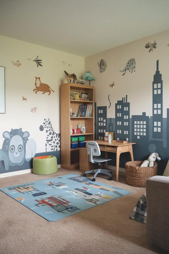 Chalkboard Magnetic Wall Play