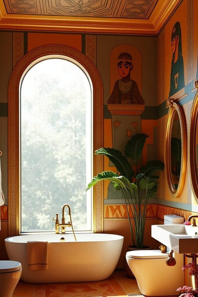 Ancient Egypt To Space Age Bathroom