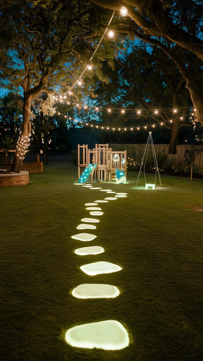 Glow-In-The-Dark Backyard Play Zone