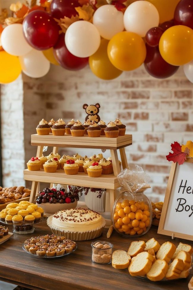 Red And Yellow Bee Cake Celebration
