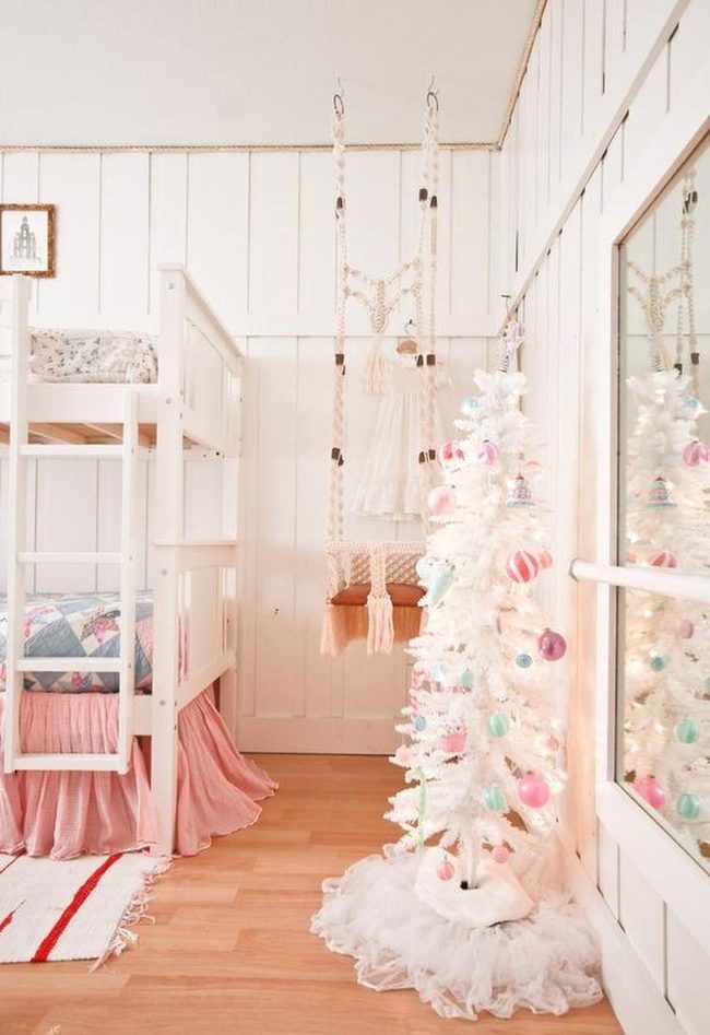 White Walls, Pastel Dreams, Macrame Swing