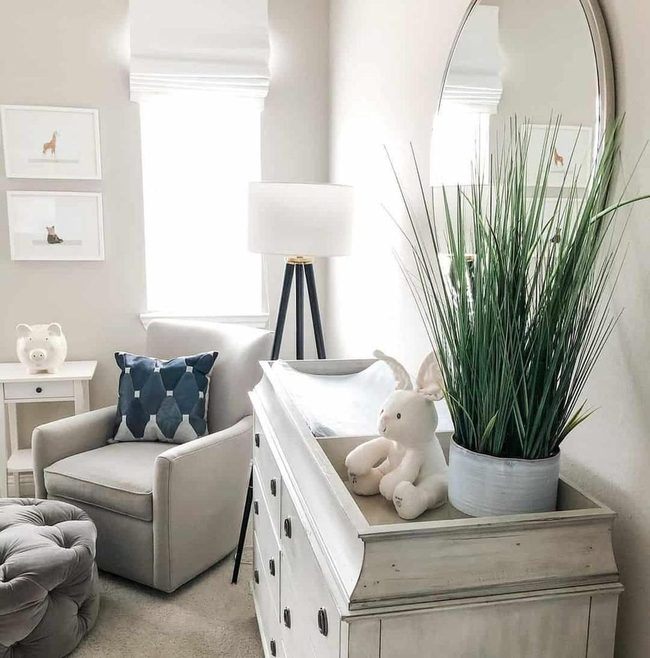 Gray Nursery Modern Calm