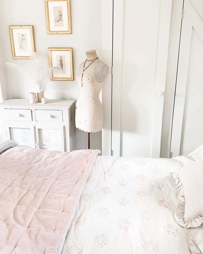Pink And White Bedroom Balance