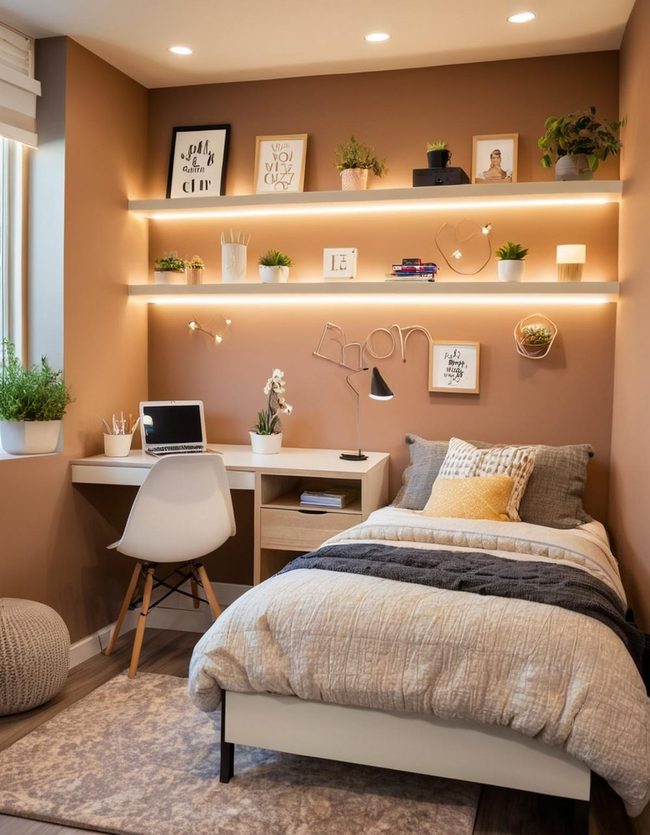 Layered Lighting Transforms Dorm Space