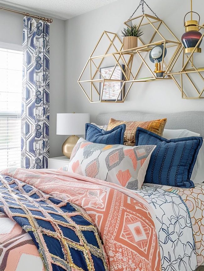 Geometric Shelves Metallic Refresh
