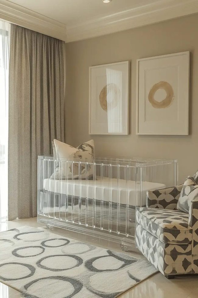 Chic Monochrome Baby Room