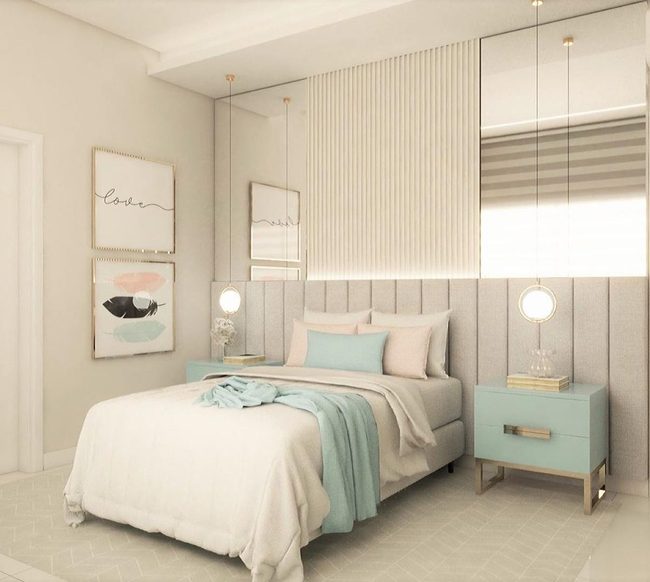 Geometric Pastels With Mirrored Depth