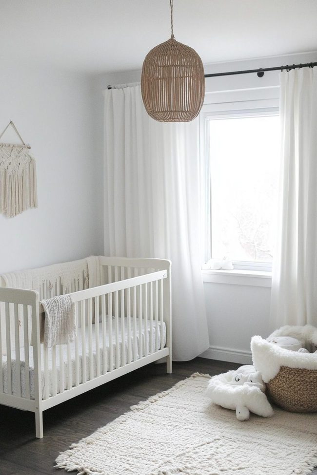 Black And White Nursery Simplicity