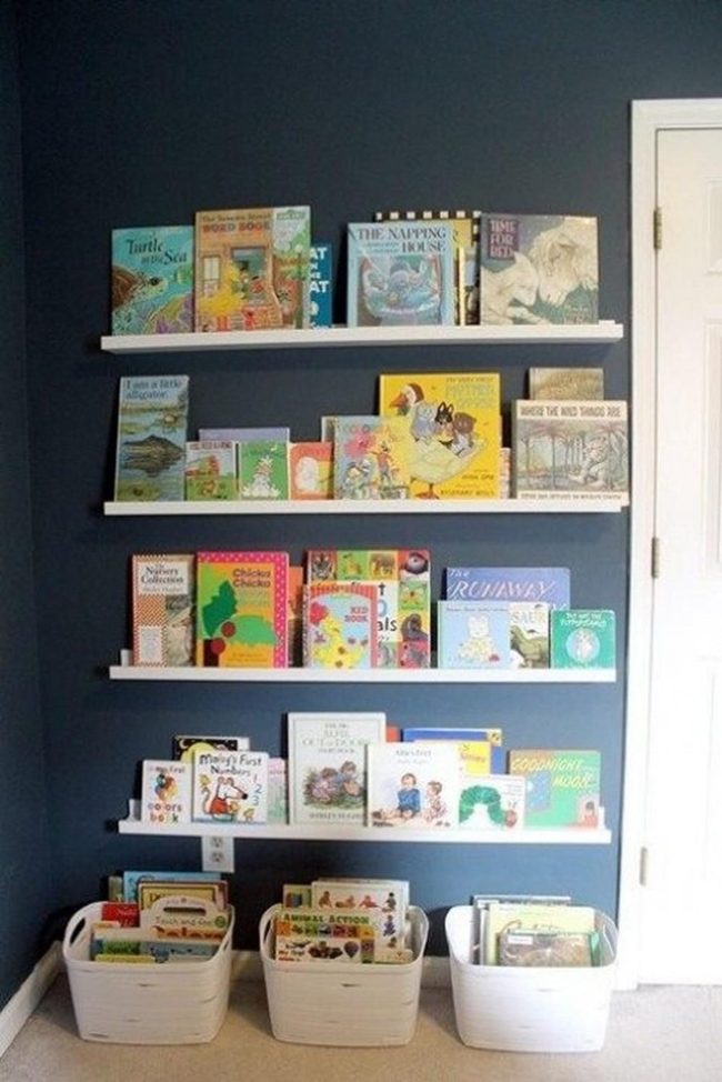 Colorful Books Against Deep Blue