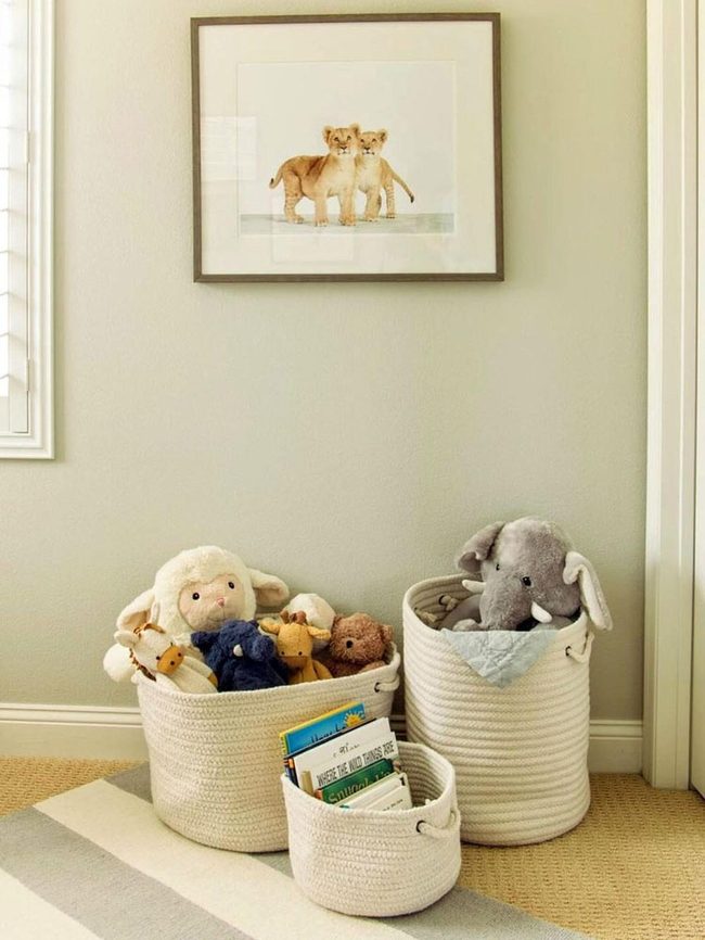 Natural Woven Storage Baskets