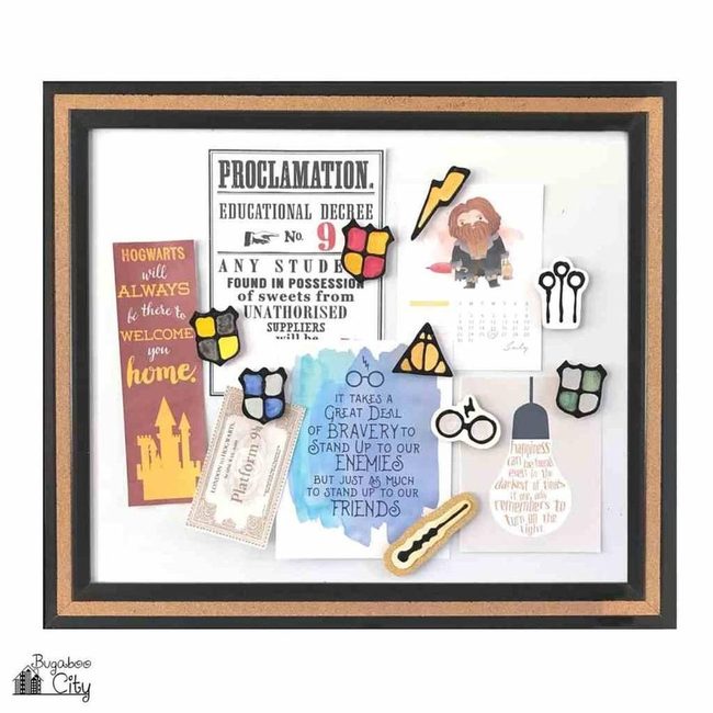 Hogwarts Fan Wall In Primary Colors