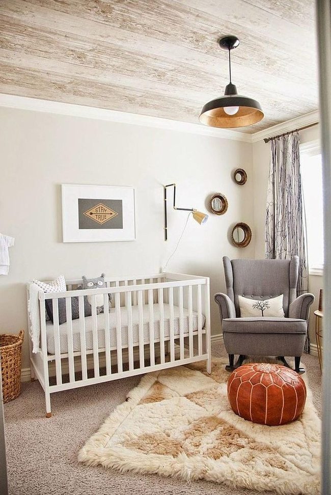 Pale Walls, Wooden Warmth Nursery