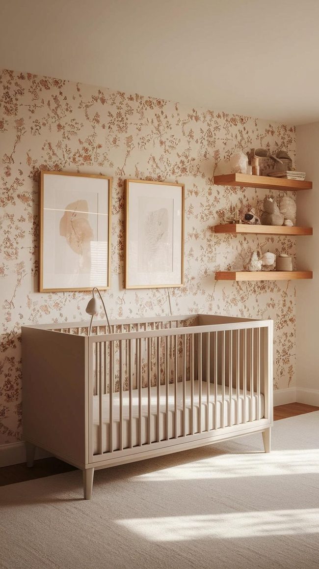 Black And White Patterned Nursery Walls