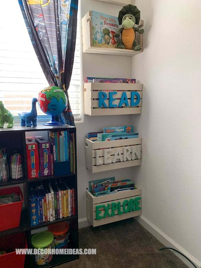 Stacked Wood Crates Storage