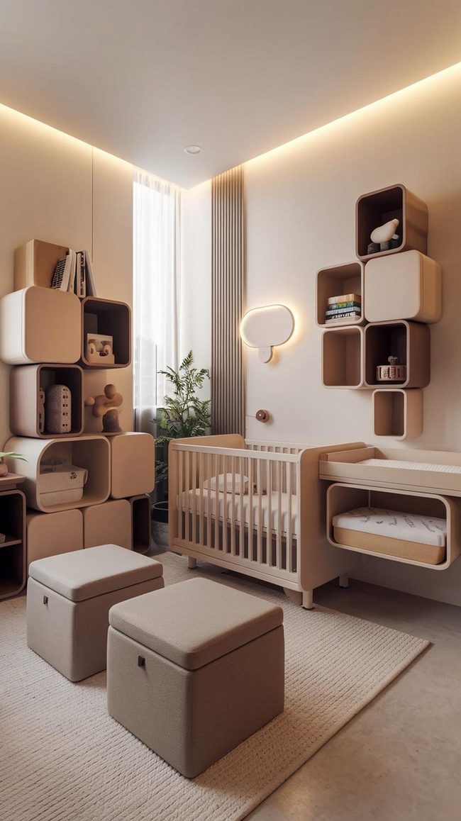 Convertible Cribs Transform Nursery Storage