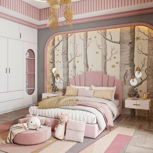 Pink And Gray Bedroom Retreat