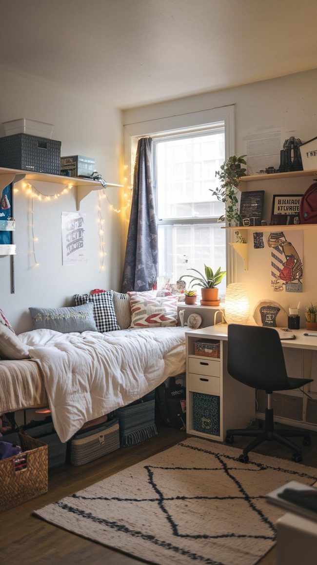 Rotating Seasonal Pillows And Lights