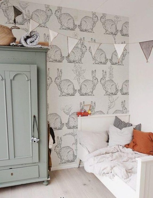Mint Green Bunny Bedroom
