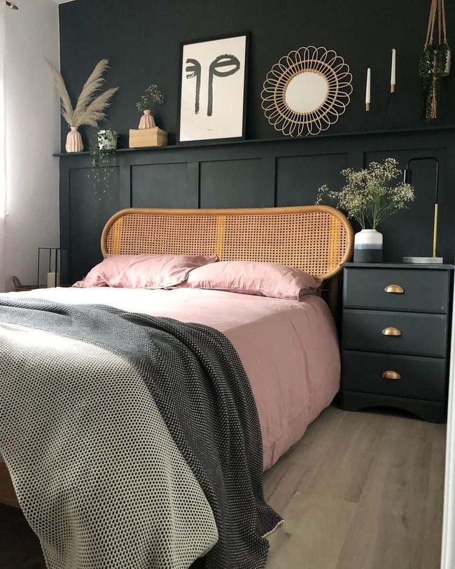 Black Board And Batten Statement Wall