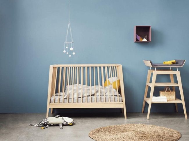 Blue Nursery Yellow Accent