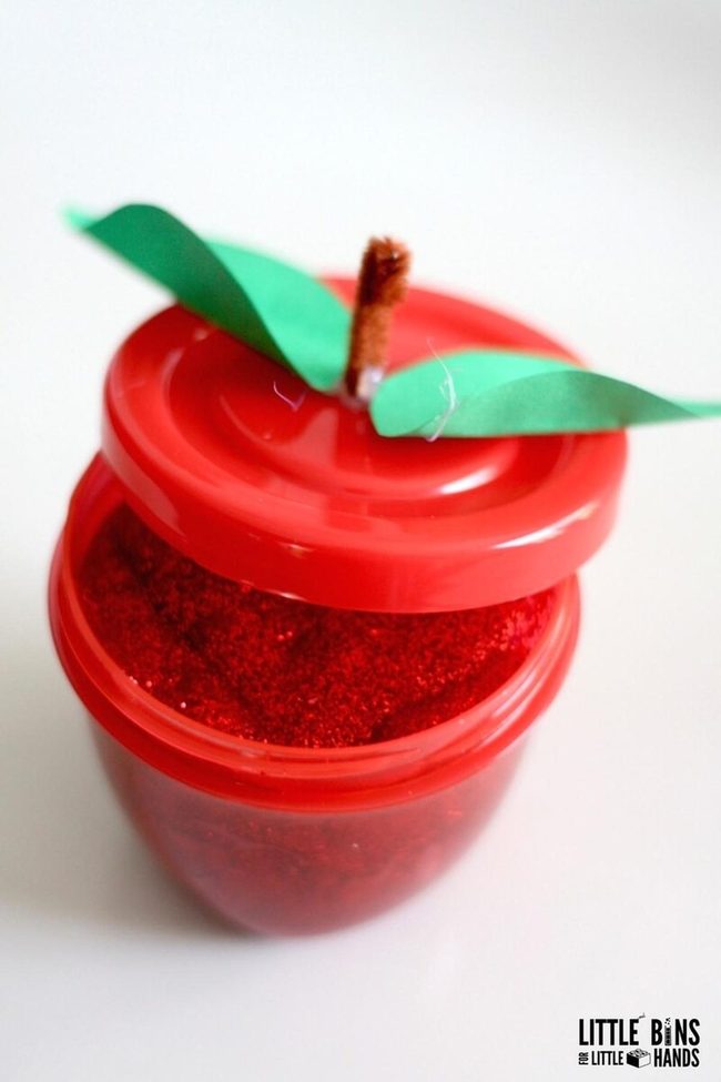 Red Paper Apples With Storage