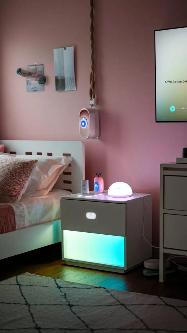 Voice-Controlled Student Room Tech