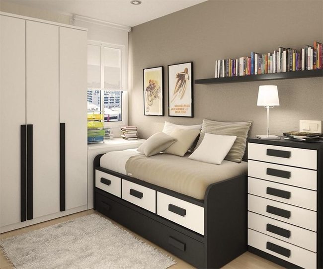 Storage Bed Maximizes Tiny Space