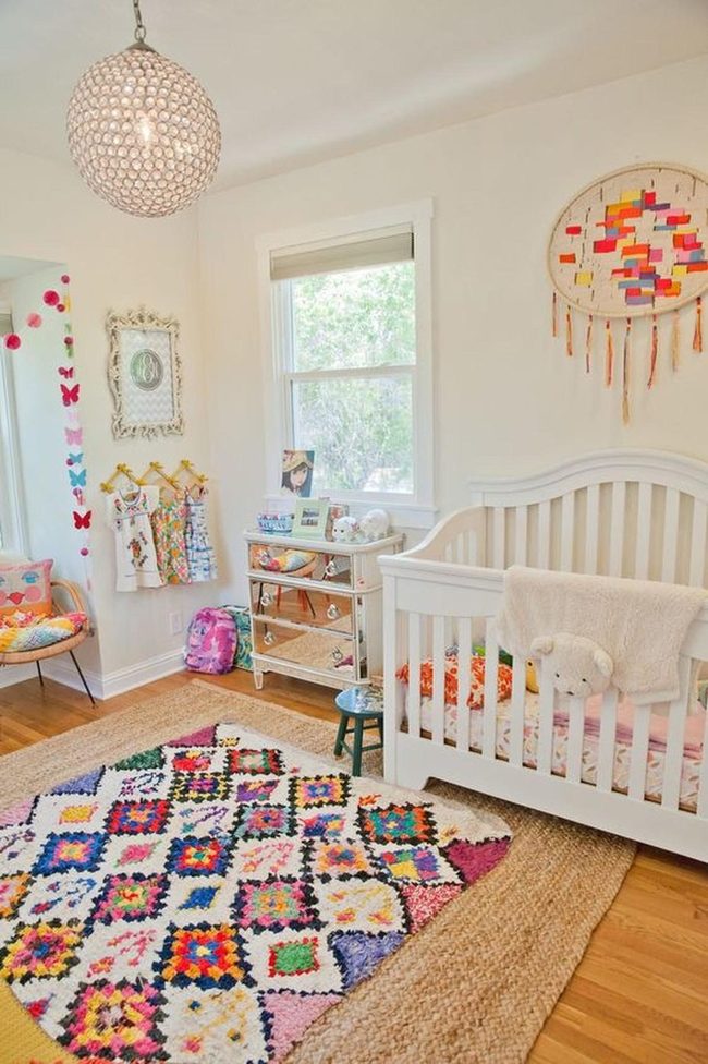 Butterfly Walls, Layered Rugs