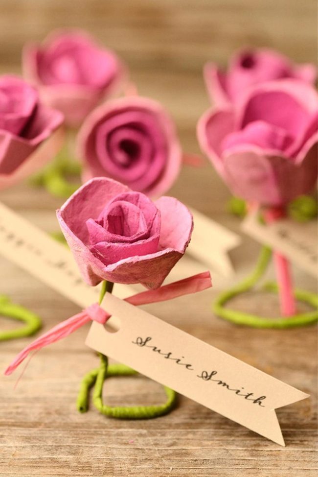 Handmade Pink Paper Roses