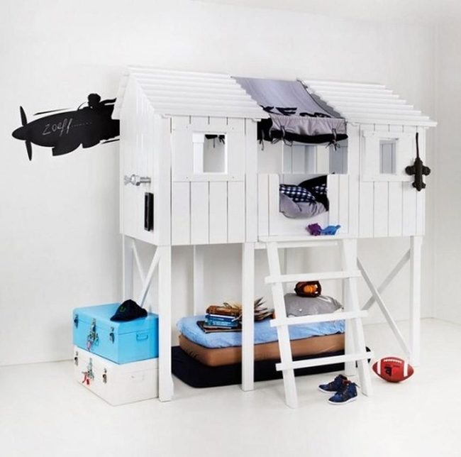 Little Explorer'S Loft Bed