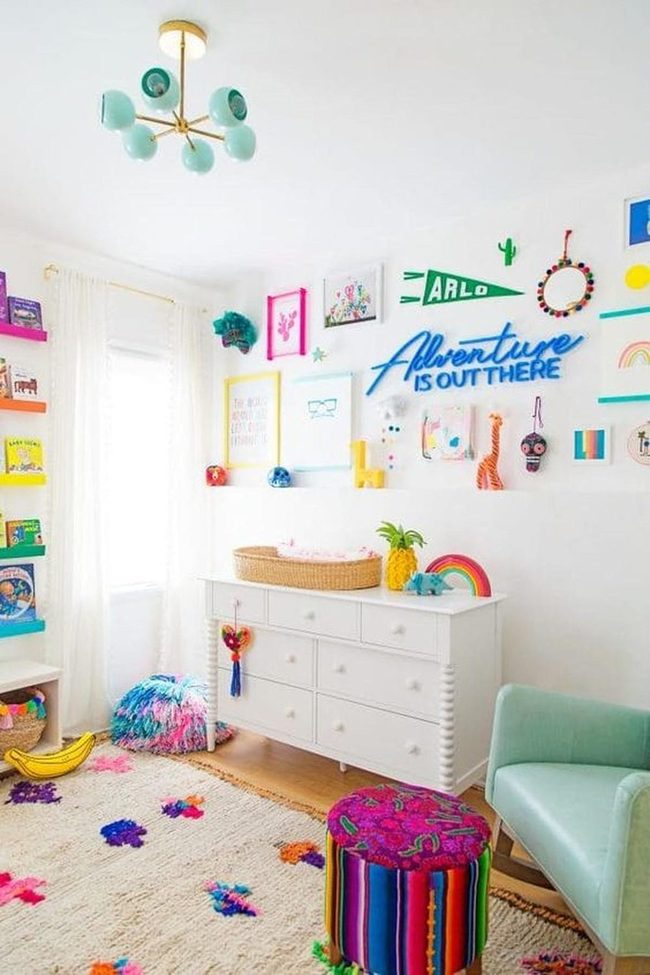 Neon Blue Kids' Color Explosion