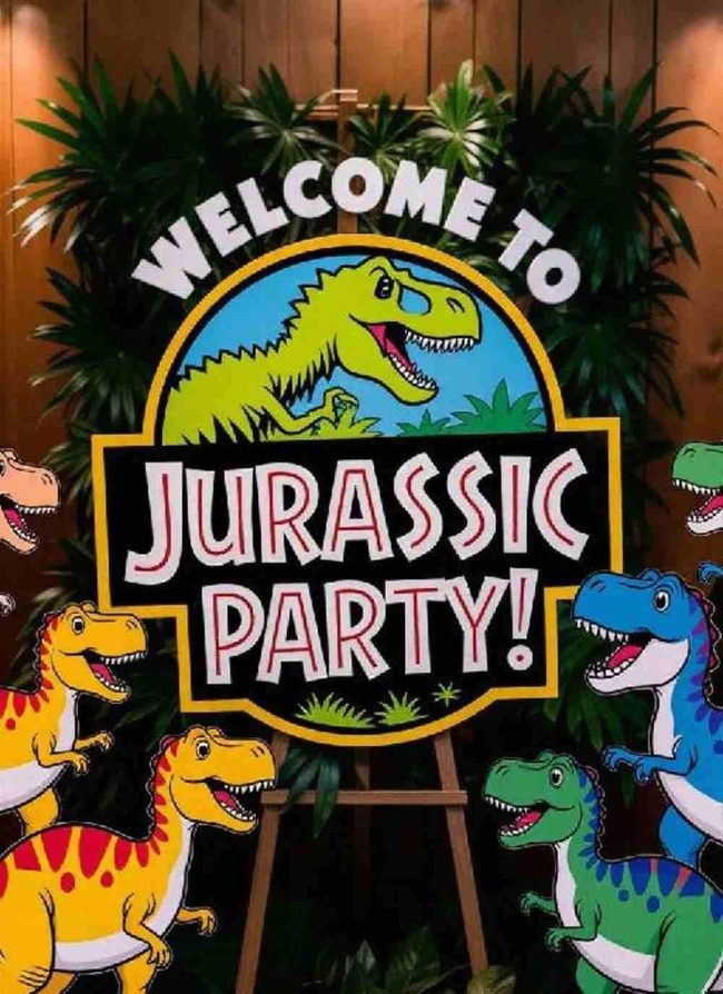 Oversized Dinosaur Entrance Statement