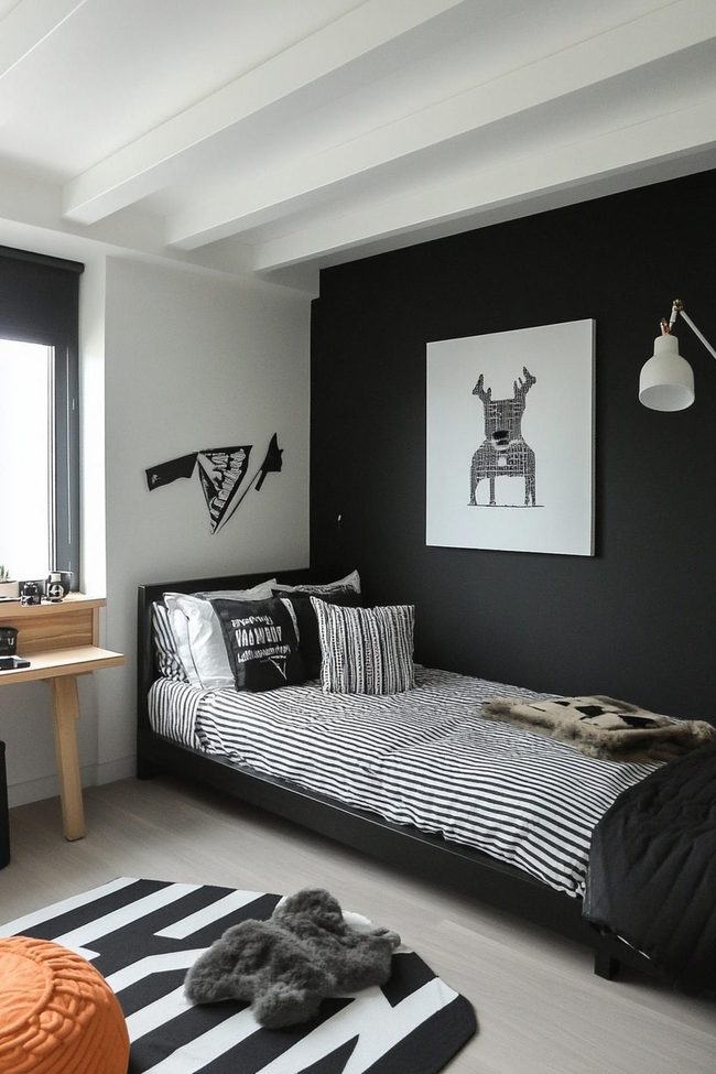 Black And White Geometric Simplicity