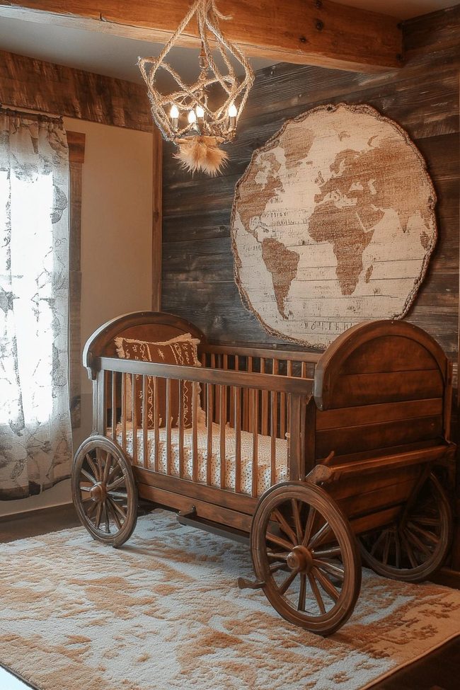 Leather Denim Western Nursery