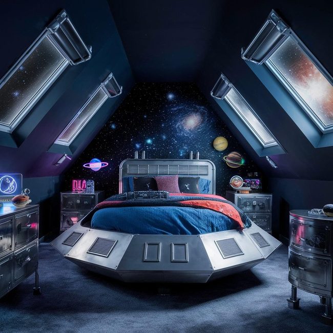 Deep Blue Cosmos Sleeping Zone