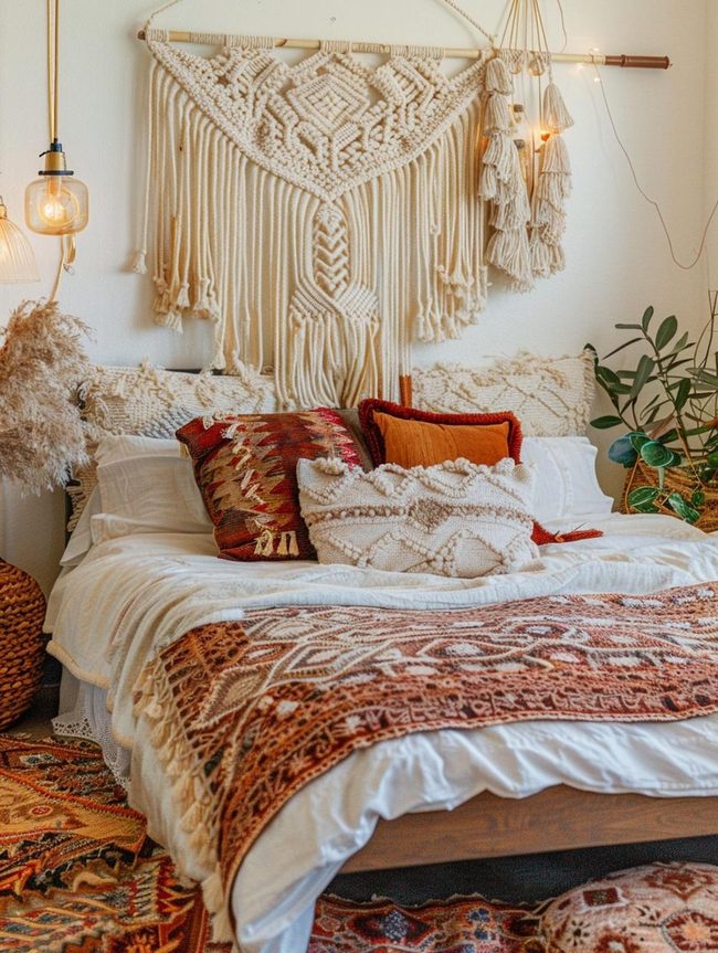 Layered Patterns Free-Spirited Sleeping Quarters