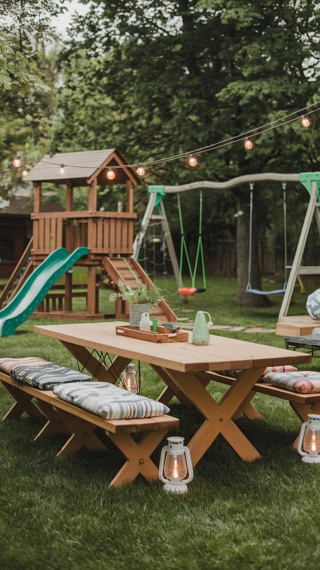 Backyard Table Gathering Spot