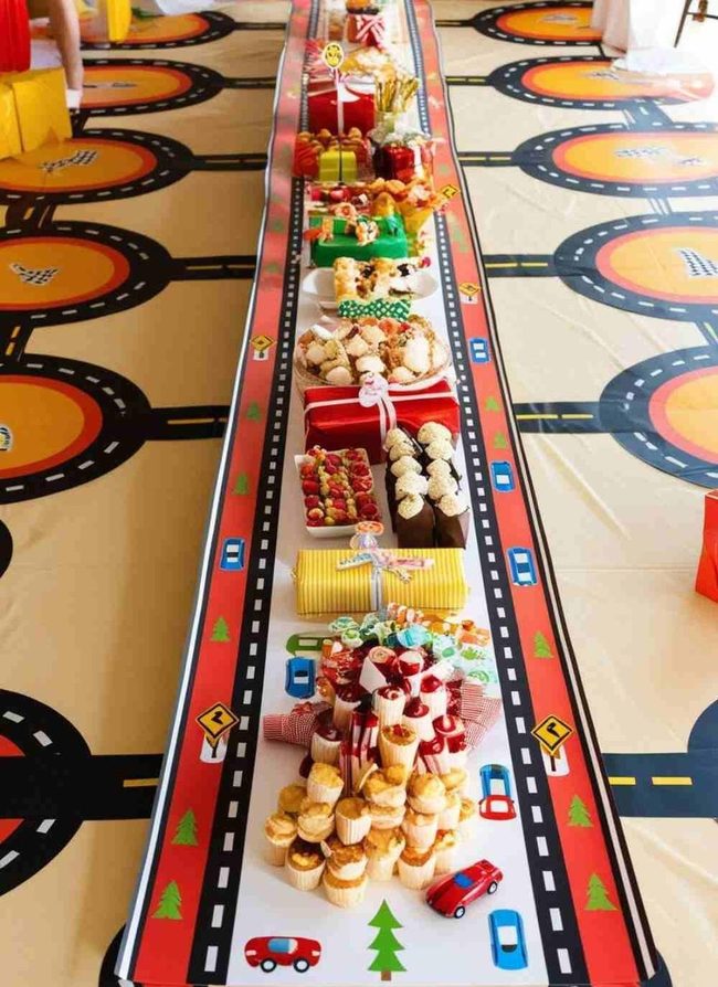 Road Track Table Runners Movement