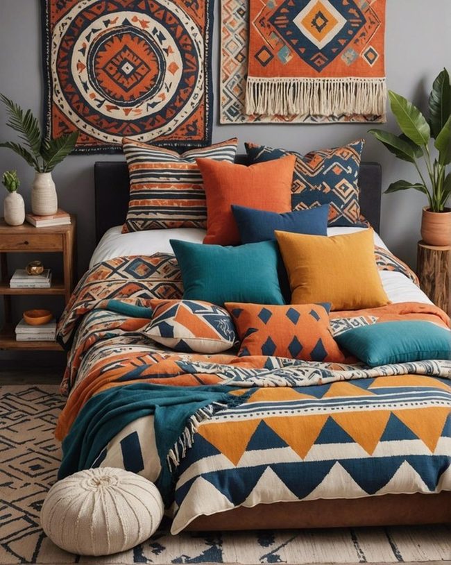 Sharp Line Boho Pillows